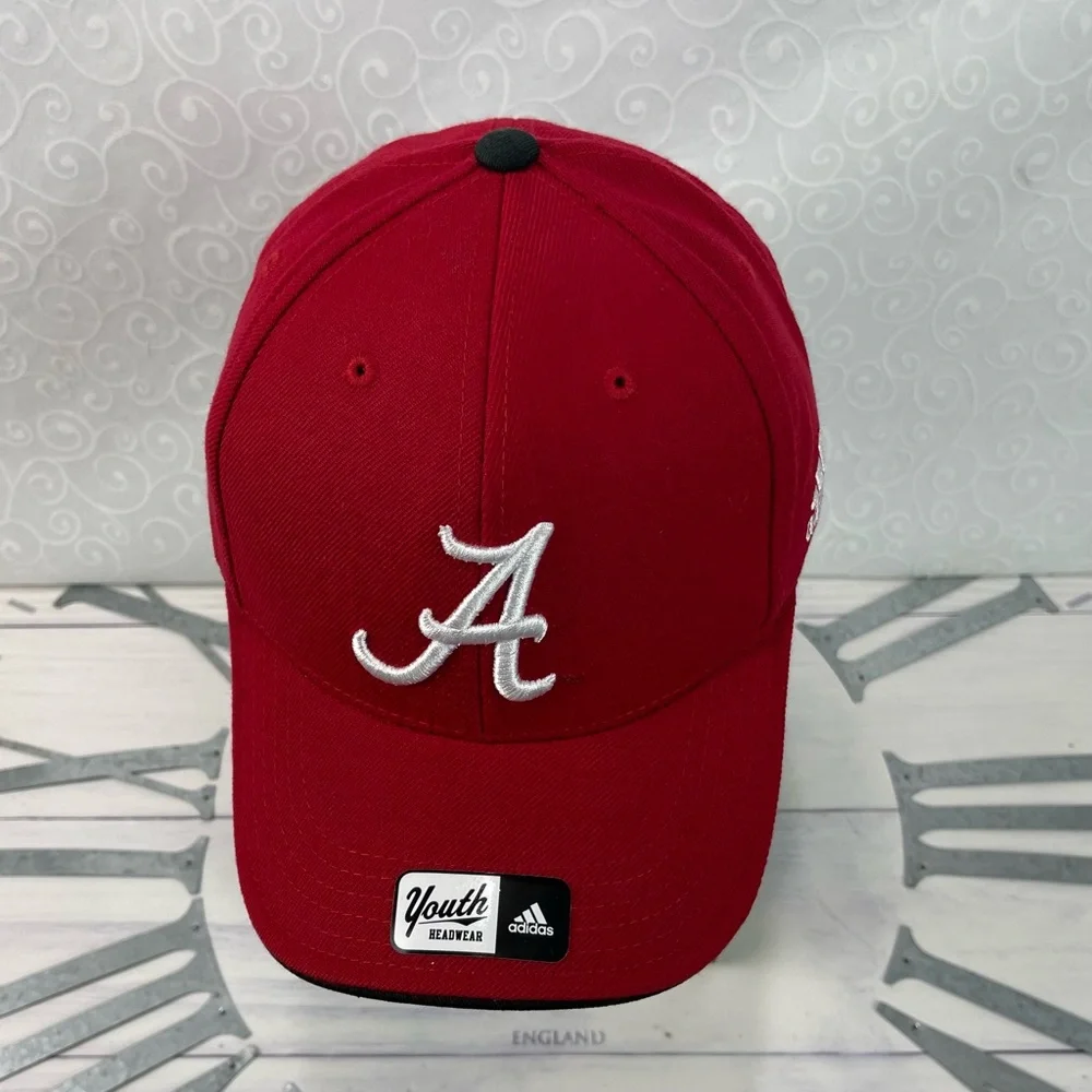 Alabama Crimson Tide Adidas Adult Structured Adjustable Cap Hat Beanie Red NEW